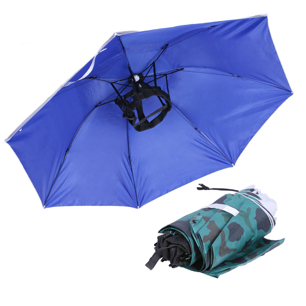 Golf Umbrella - Chapeau parapluie pliable imperméable pour le