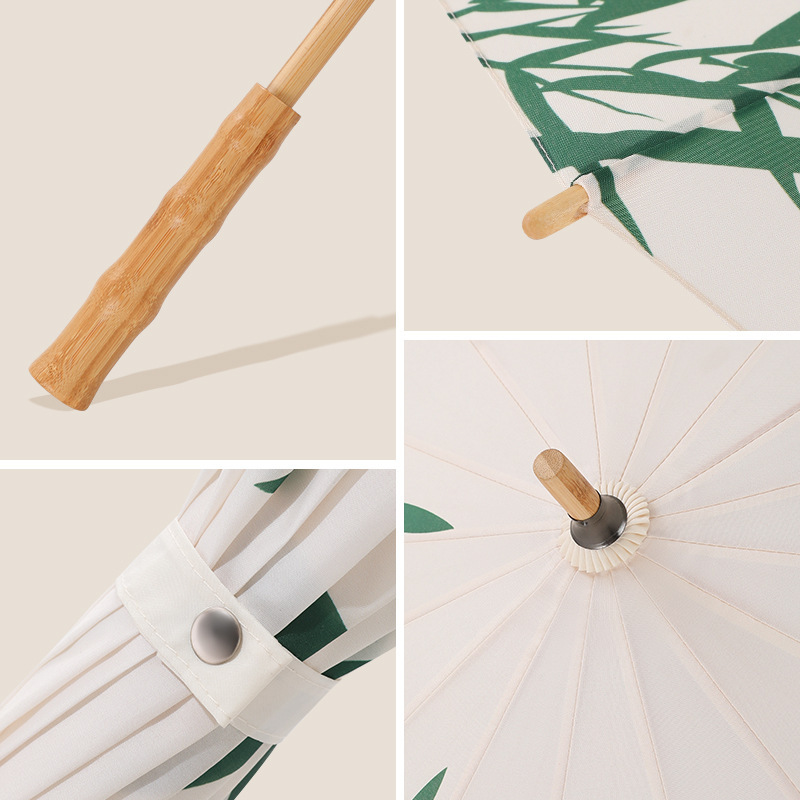 Grand parapluie en bambou de s - Golf Umbrella Large avis et prix