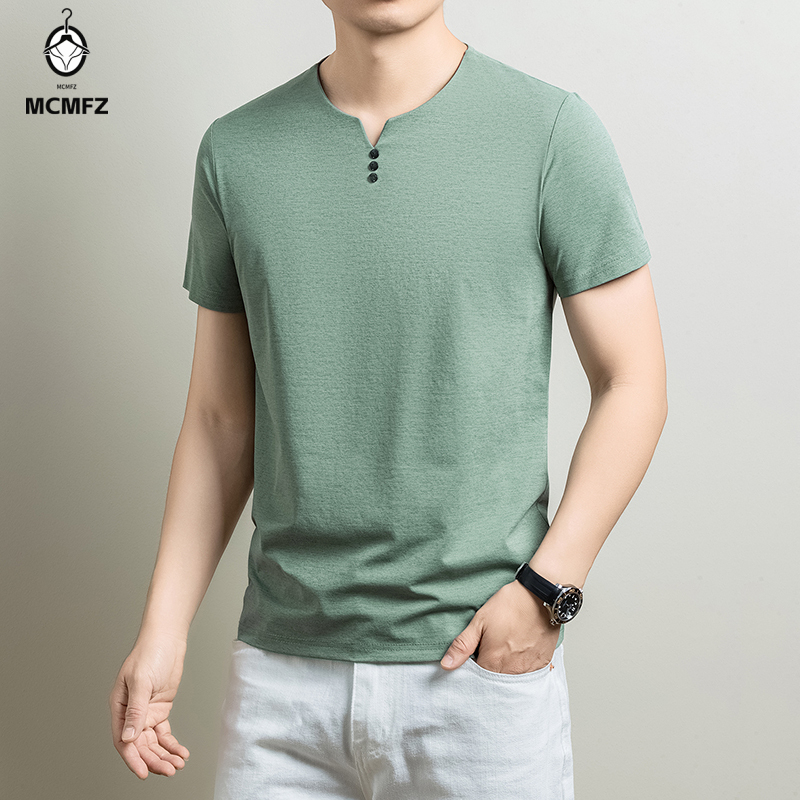 T-shirt Henley basique pour ho - Golf Tees avis et prix