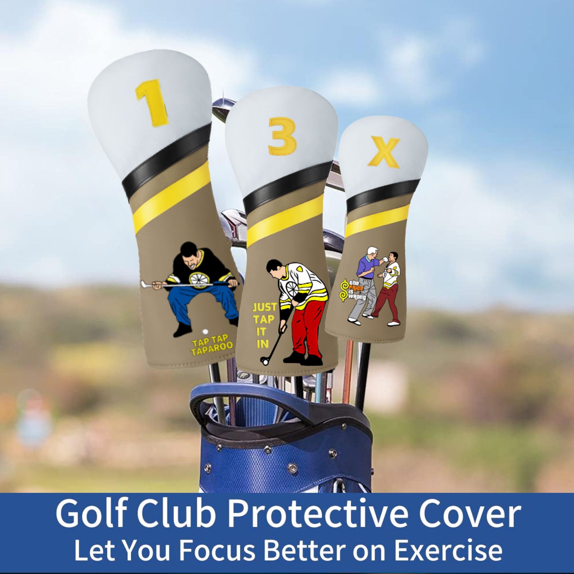 Couverture drôle de Club de Go - Golf Driver avis et prix