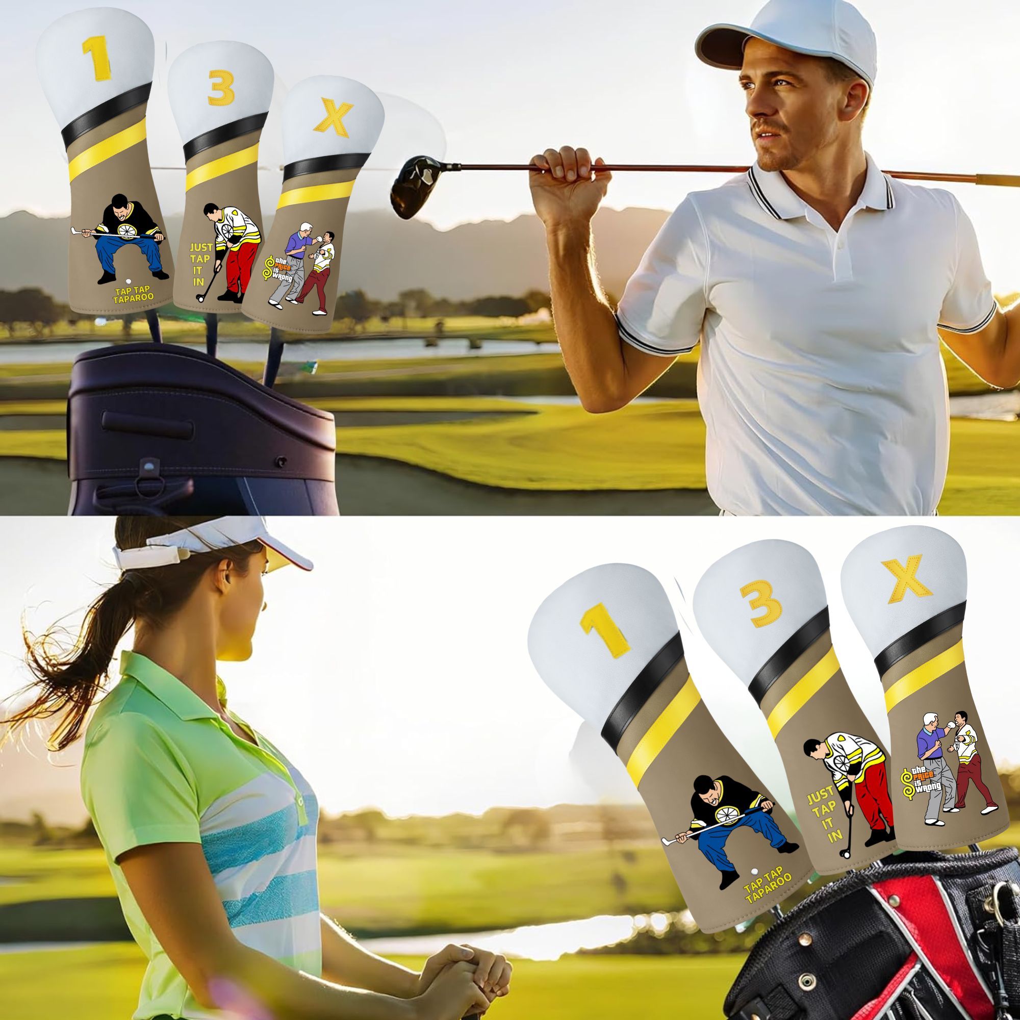 Couverture drôle de Club de Go - Golf Driver avis et prix