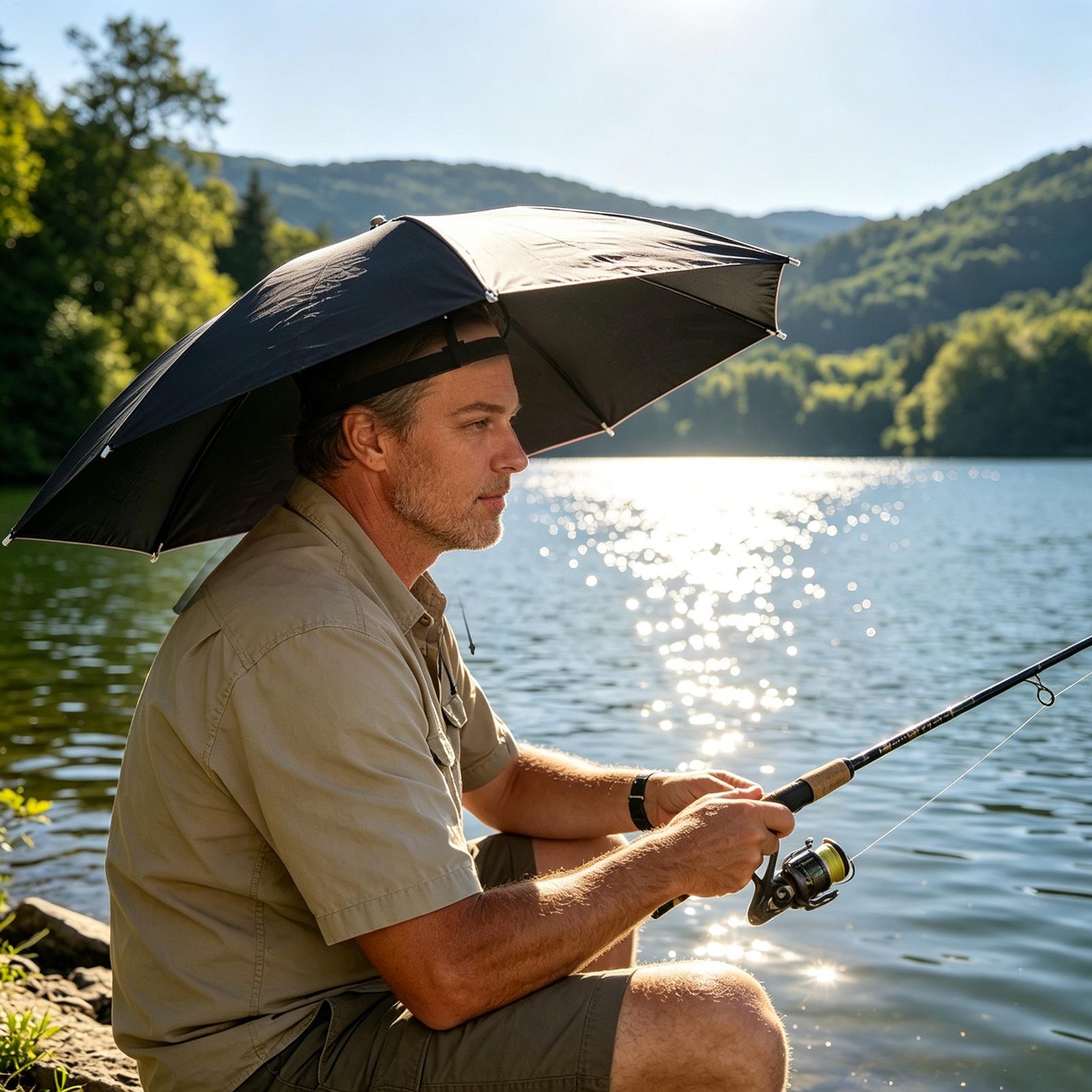 Chapeau parapluie pliable impe - Golf Umbrella avis et prix